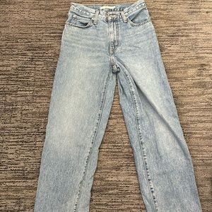 Levi’s straight leg, baggy jeans